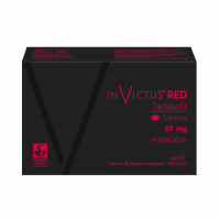 Invictus Red 20 Mg - Caja Con 4 Tabletas Masticables (Tadalafil)