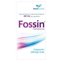 Fossin Fosfomicina 250 Mg Con 60 Ml De Suspensión