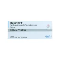 Bactrim F Sulfametoxazol Trimetoprima 800/160 Mg Con 15 Tabletas