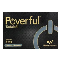 Poverful 5 Mg Con 14 Tabletas