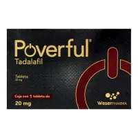 Poverful 20 Mg Con 1 Tableta