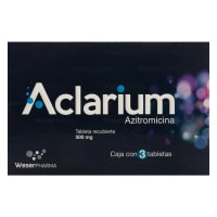Aclarium Azitromicina 500 Mg Con 3 Tabletas