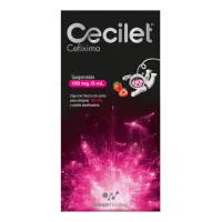 Cecilet Cefixima 100 Mg / 5 Ml Suspensión Sabor Fresa Con 50 Ml