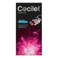 Cecilet Cefixima 100 Mg / 5 Ml Suspensión Sabor Fresa Con 100 Ml