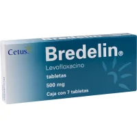 Bredelin Levofloxacino 500 Mg Con 7 Tabletas