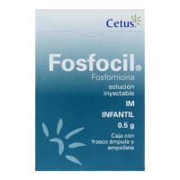 Fosfocil Im Fosfomicina Infantil 0.5 G Con 1 Ampolleta