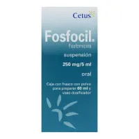 Fosfocil Fosfomicina 250 Mg Con 60 Ml De Suspensión