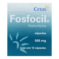 Fosfocil Fosfomicina 500 Mg Con 12 Cápsulas