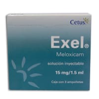 Exel 15 Mg Con 3 Ampolletas