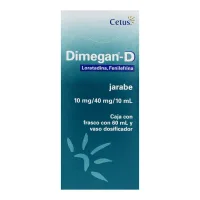 Dimegan-D 10/40 Mg Con 60 Ml De Jarabe