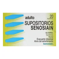 Senosiain Adulto Supositorio Rectal Con 20 Piezas
