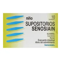 Senosiain Supositorio Rectal Para Niños Con 10 Piezas