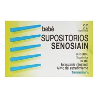 Senosiain Bebé Supositorio Rectal Con 20 Piezas