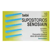 Senosiain Bebé Supositorio Rectal Con 10 Piezas