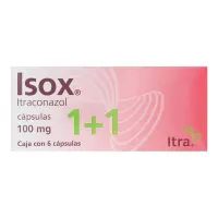 Isox 1+1 100 Mg Con 6 Cápsulas