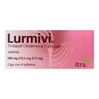 Lurmivi Clindamicina Fluconazol Tinidazol 500/312.5/37.5 Mg Con 4 Tabletas