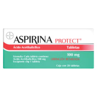 Aspirina Protect 100 Mg Con 28 Tabletas