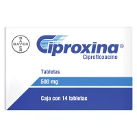 Ciproxina Ciprofloxacino 500 Mg Con 14 Comprimidos