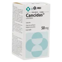 Cancidas 50 Mg Solución Inyectable Con 1 Frasco Con Ámpula