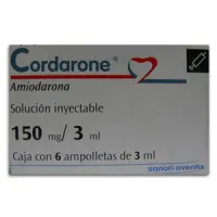 Cordarone 150 Mg Solución Inyectable Con 6 Ampolletas