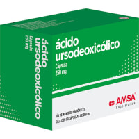Ácido Ursodeoxicólico 250 Mg Con 50 Cápsulas