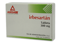 Ibersartán 300 Mg Con 14 Tabletas