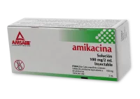 Amikacina 100 Mg Con 2 Solución Inyectable