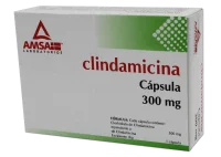 Clindamicina 300 Mg Con 16 Cápsulas (Amsa)