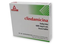 Clindamicina 600 Mg Con 5 Solución Inyectable