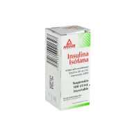 Insulina Isófana 100 Ui Con 1 Frasco Ámpula De 10 Ml