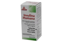 Insulina Humana 100 Ui Con Frasco Ámpula 10 Ml