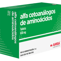 Alfa Cetoanálogos De Aminoácidos 630 Mg Con 100 Tabletas