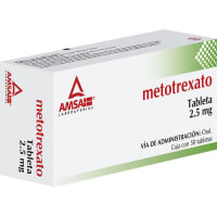 Metotrexato 2.5 Mg Con 50 Tabletas