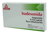 Budesonida 0.125 Mg Suspensión Para Nebulización Con 5 Ampolletas