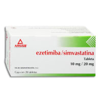 Ezetimba 10/20 Mg Con 28 Tabletas