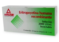 Eritropoyetina Humana 2000 Ui Con 6 Frascos Ámpula