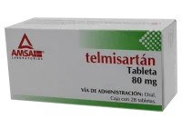 Telmisartán 80 Mg Con 28 Tabletas (Amsa)