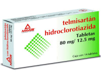 Telmisartán, Hidroclorotiazida 80/12.5 Mg Con 14 Tabletas (Amsa)