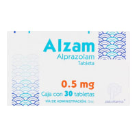 Alzam 0.50 Mg Con 30 Tabletas