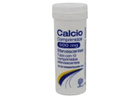 Calcio 500 mg Comprimidos Efervescentes con 12 Tabletas
