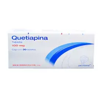 Quetiapina 100 Mg Con 30 Tabletas (Psicofarma)