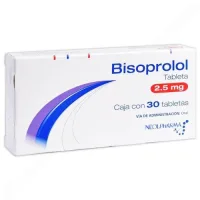 Bisoprolol 2.5 Mg Con 30 Tabletas