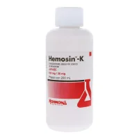 Hemosin-K 100/30 Mg Con 200 Ml De Jarabe