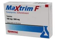 Maxtrim-F Sulfametoxazol Trimetoprima 160/800 Mg Con 14 Tabletas