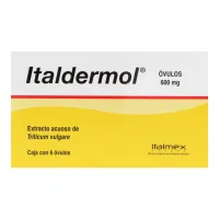 Italdermol 600 Mg Con 6 Óvulos