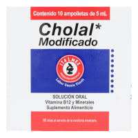 Cholal Modif Oral con 10 Ampollas