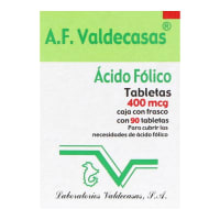 Ácido Fólico con 90 Tabletas