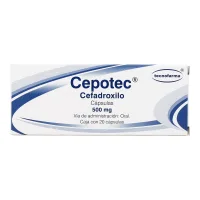 Cepotec 500 Mg Con 20 Cápsulas