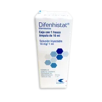 Difenhistat 10 Mg Solución Inyectable 10 Ml