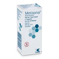 Metisona 500 Mg 1 Frasco Ámpula 8 Ml